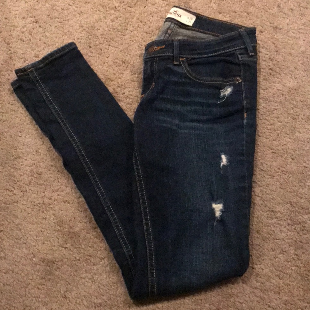 Cute Hollister Super Skinny Jeans size 26 EUC